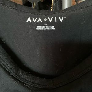 Ava & Viv black sleeveless dress